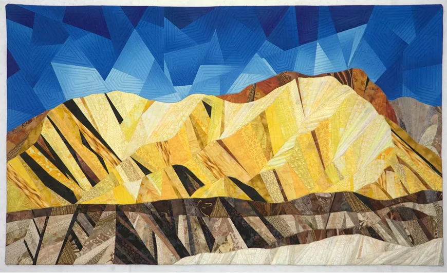 Golden Canyon Art Quilt