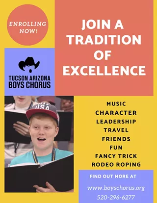 Image: Tucson Arizona Boys Chorus Fall Enrollment