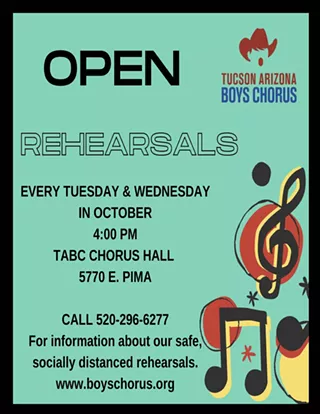 Image: Tucson Arizona Boys Chorus Open Rehearsals in October