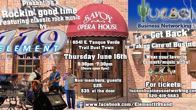 Image: Tucson Business Networking presents 'Rockin a good time' with Element 119