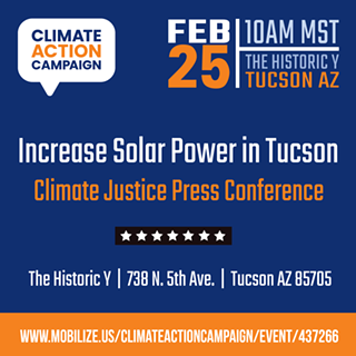Image: Tucson Elected Officials to Join Tucson Solar Power Leaders to Call for Increased Solar Adoption for a Renewable Energy Future and Reduced Energy Costs