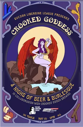 Image: Tucson Libertine League Presents: Crooked Goddess! An evening of beer and burlesque