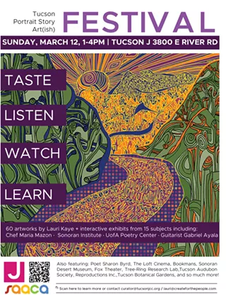 Image: Tucson Live Portrait Stories Exhibit