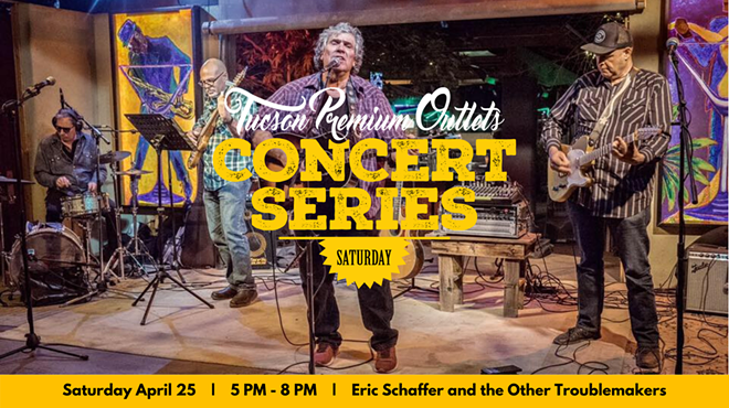 Image: Tucson Premium Outlets- Eric Schaffer and the Other Troublemakers