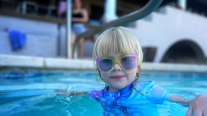 Image: Tucson Salvage: Water terrors, sunburns and a little warrior princess