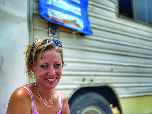 Tia is resigned to living on the streets. “I’m part of it now. I was trying to change.”
