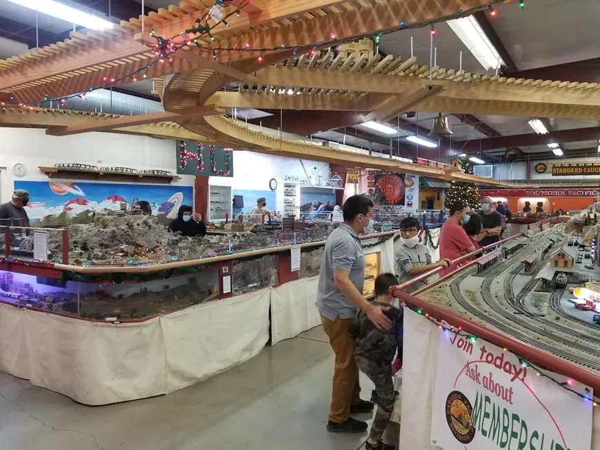 Interior of Toy Train Museum