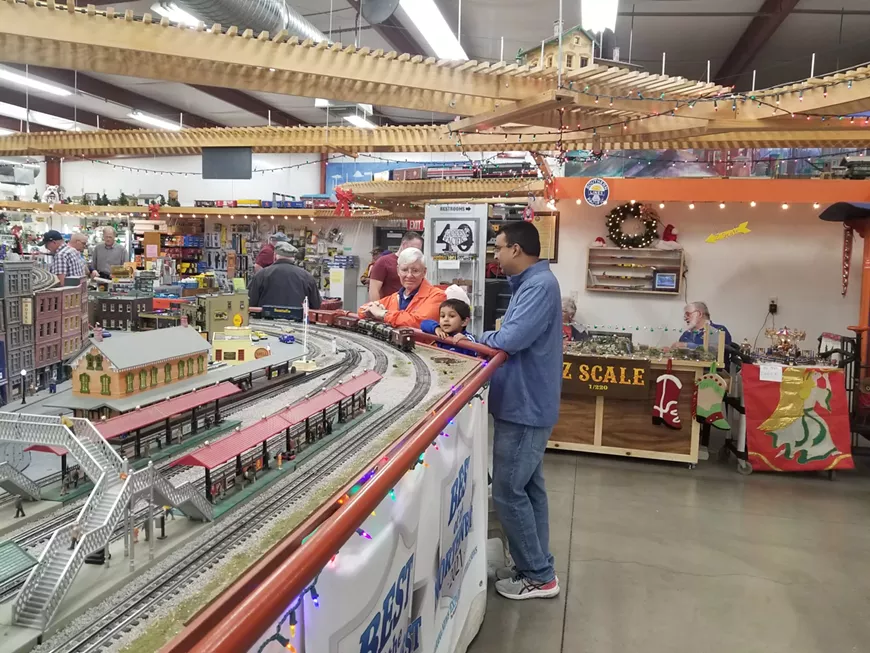 Interior of Toy Train Museum