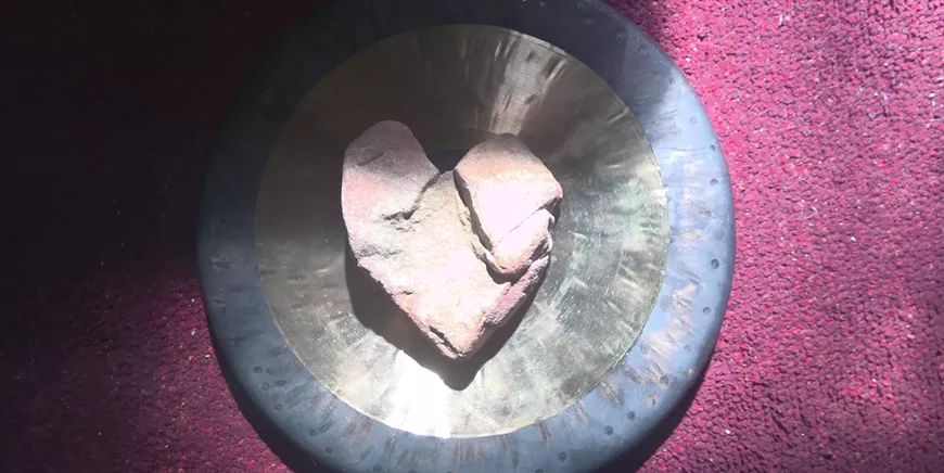 Bring the spirit of the earth through the gong, bowl & drum