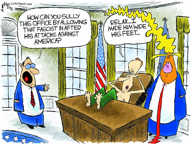 Claytoon of the Day: Sullying the Office
