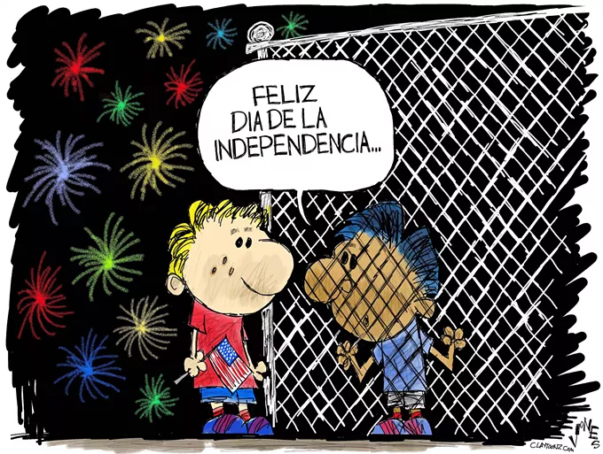 Claytoon of the Day: Feliz Dia de la Independencia