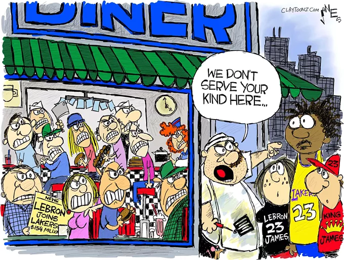 Claytoon of the Day: Dribbling Discourse