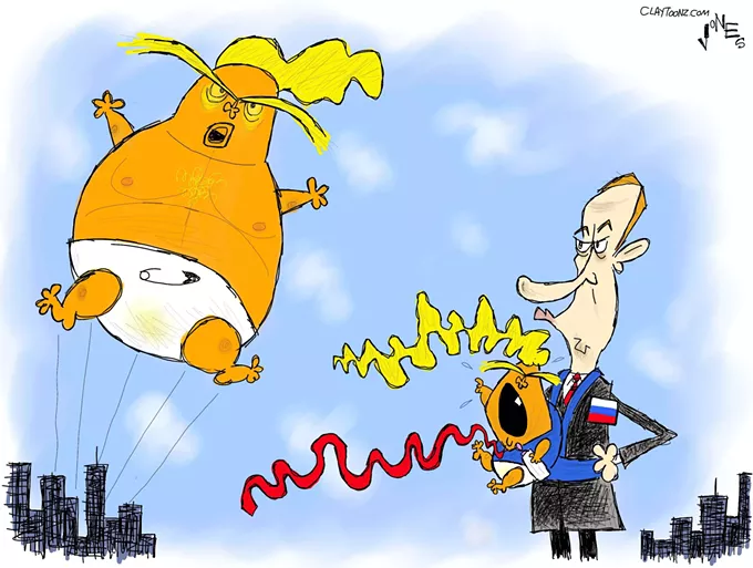Claytoon of the Day: Trump Baby