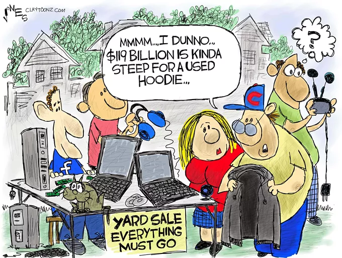 Claytoon of the Day: Zuck Needs Some Bucks