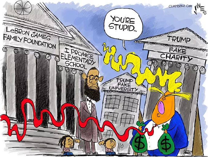 Claytoon of the Day: LeBron Meets LeCon