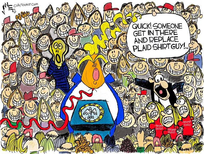 Claytoon of the Day: Plaid Shirt Guy