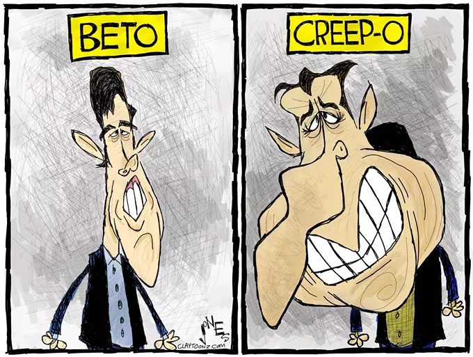 Claytoon of the Day: Beto Vs. Creepo
