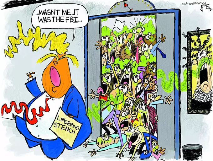 Claytoon of the Day: Lingering Stench