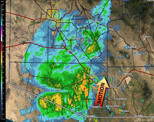 City of Tucson Handing Out Free Sandbags to Counter Tropical Rainstorm Rosa