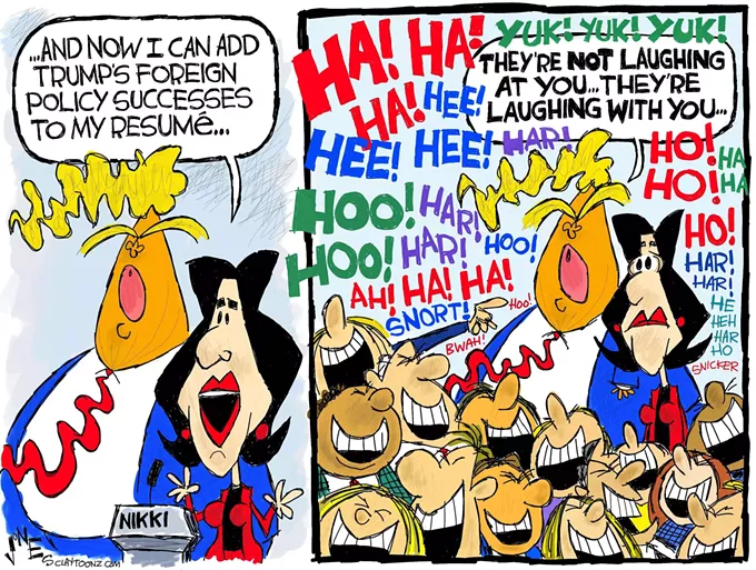Claytoon of the Day: Laughing With Nikki