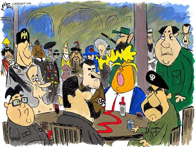 Claytoon of the Day: The Autocratic Club