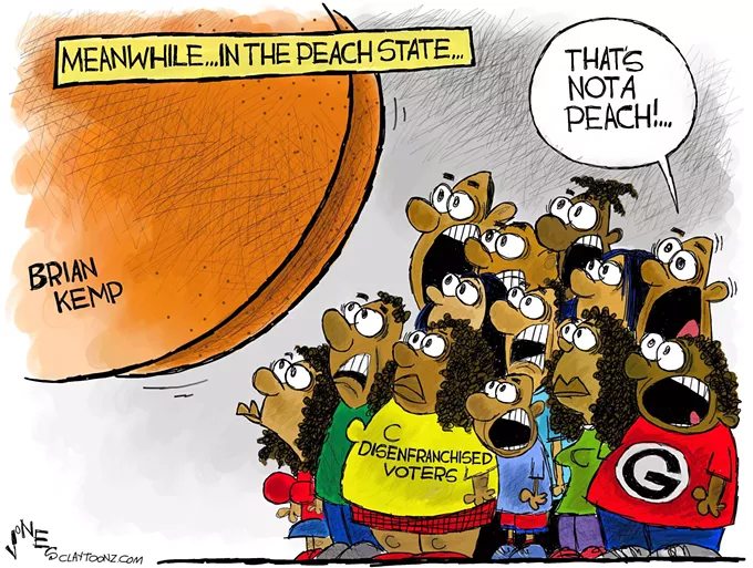 Claytoon of the Day: Butt In Georgia