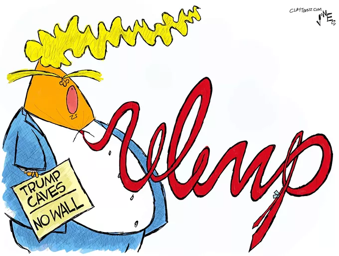 Claytoon of the Day: Diary Of A Wimpy President