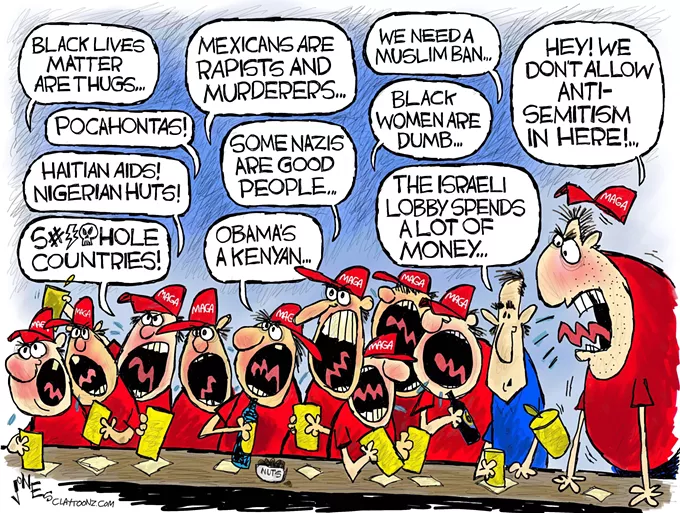 Claytoon of the Day: MAGA Tolerance