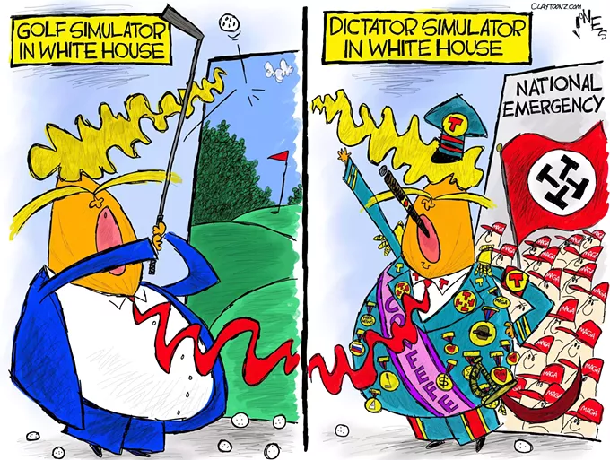 Claytoon of the Day: White House Simulators