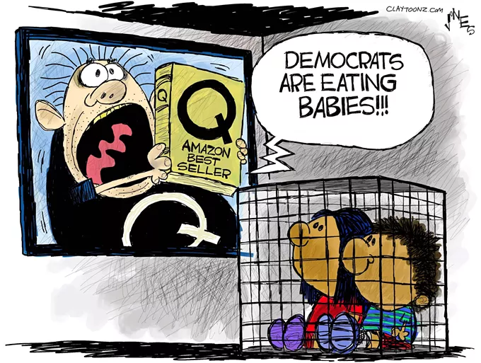 Claytoon of the Day:  Eat Your Conspiracy