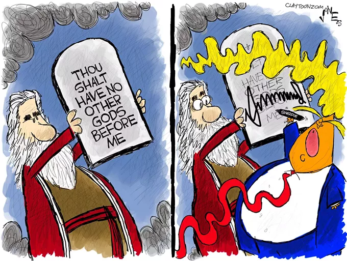 Claytoon of the Day: Who's Your Deity?