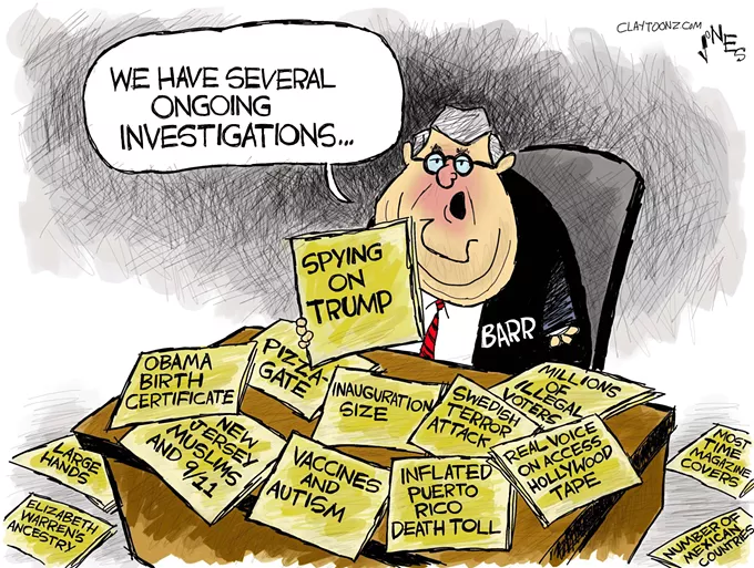 Claytoon of the Day: Department Of Conspiracies