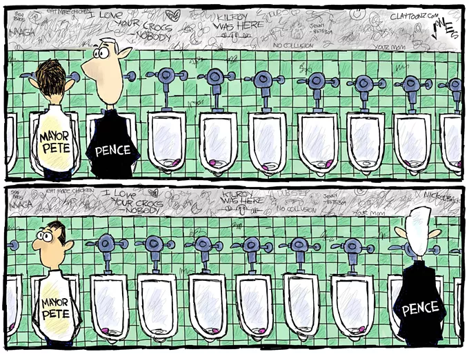 Claytoon of the Day: Peter On Pence