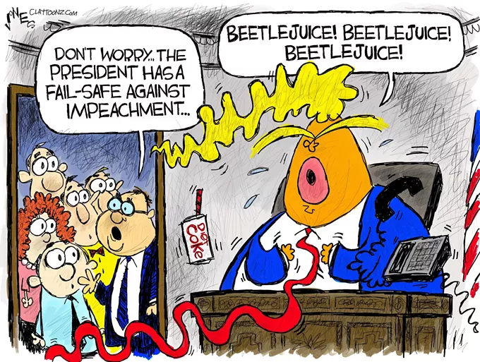 Claytoon of the Day: Impeach! Impeach! Impeach!