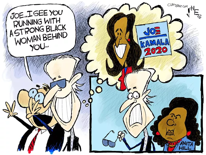 Claytoon of the Day: Riden With Biden