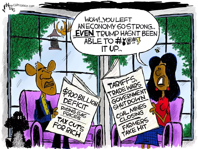 Claytoon of the Day: Thanks, Obama