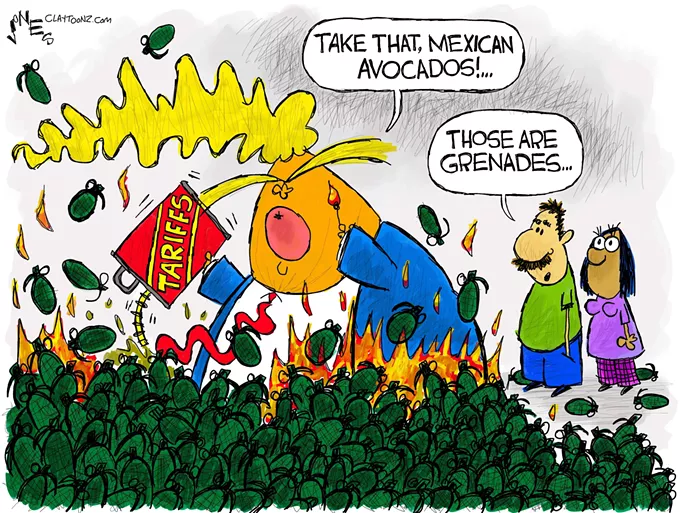 Claytoon of the Day: Avocado Boom Boom