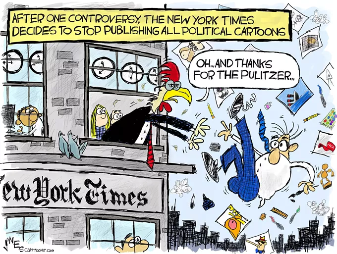 Claytoon of the Day: The Times Chickens Out