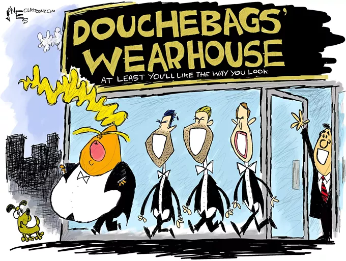 Claytoon of the Day: At Least You'll Like The Way You Look