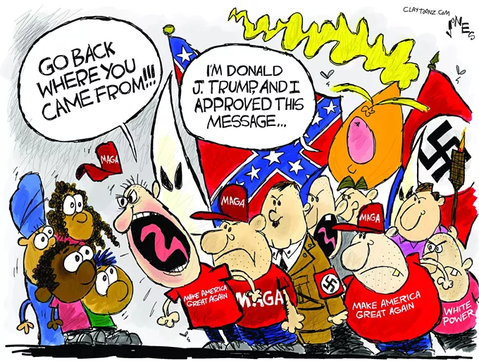 Claytoon of the Day: Go Back Where You Came From