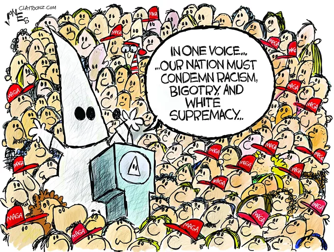 Claytoon of the Day: Condemning Racism