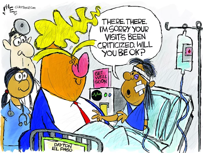 Claytoon of the Day: Consoling The Wounded
