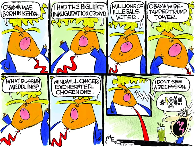 Claytoon of the Day: How To Tell A Recession Is Coming