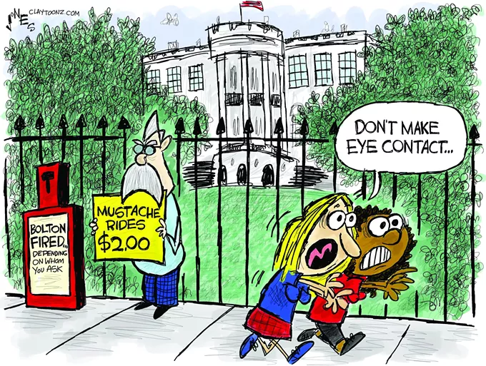 Claytoon of the Day: Riding With Bolton