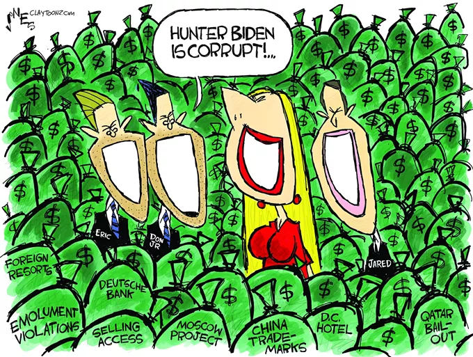 Claytoon of the Day: The First Crime Family Condemns Crime Families