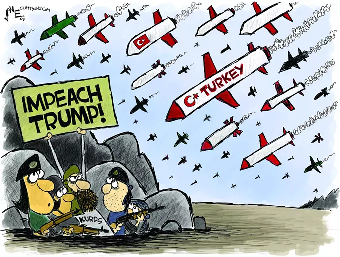 Claytoon of the Day: Kurds Get Trumped