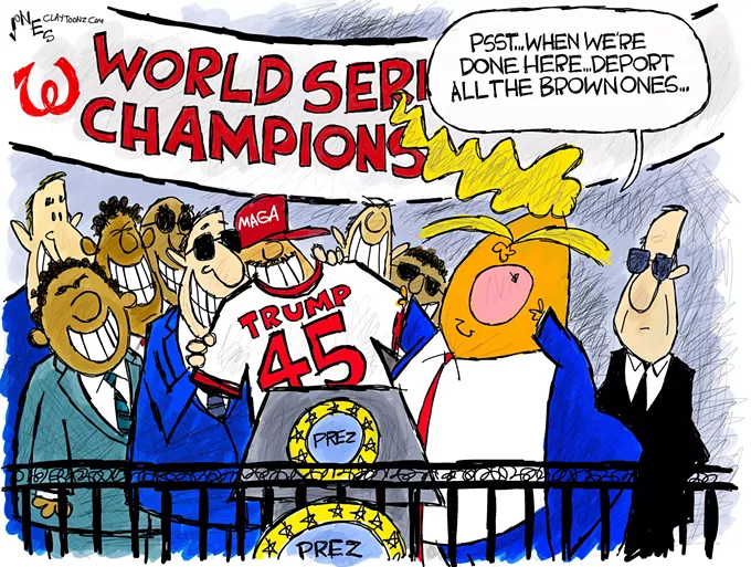 Claytoon of the Day: Nats Play Ball