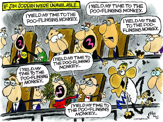 Claytoon of the Day: Poo-Flinging Republicans