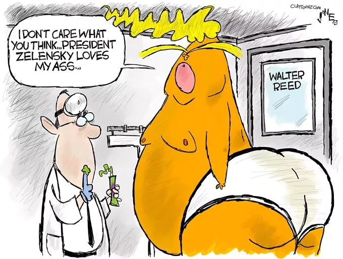 Claytoon of the Day: Zelensky Loves It