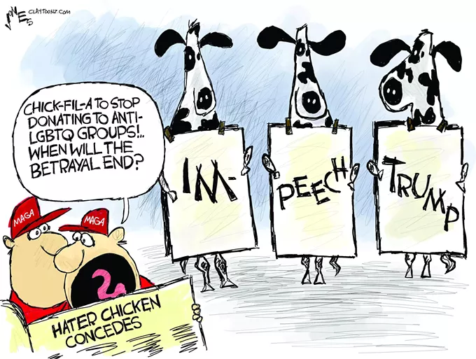 Claytoon of the Day: Hater Chicken Concedes
